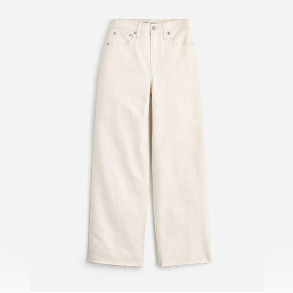 Madewell Perfect Vintage Wide-lef crop jean in denim, size 28, fit like a 29 - Picture 1 of 4